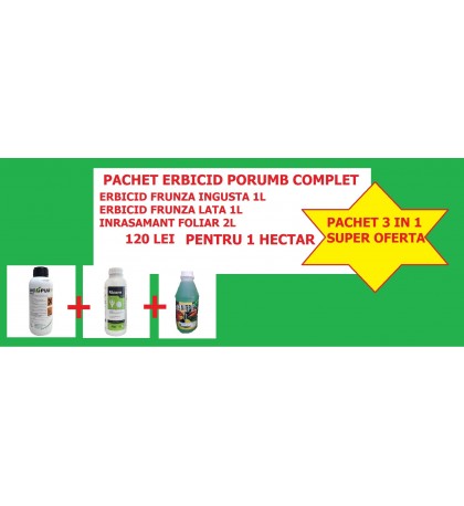 Pachet complet erbicid porumb